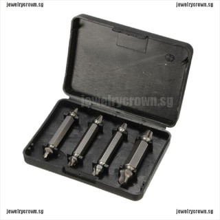 [Jewelry] 4 Pieces Kit Double Side Damaged Screw Extractor Out Remover Bolt Stud Tool [Crownsg] #6