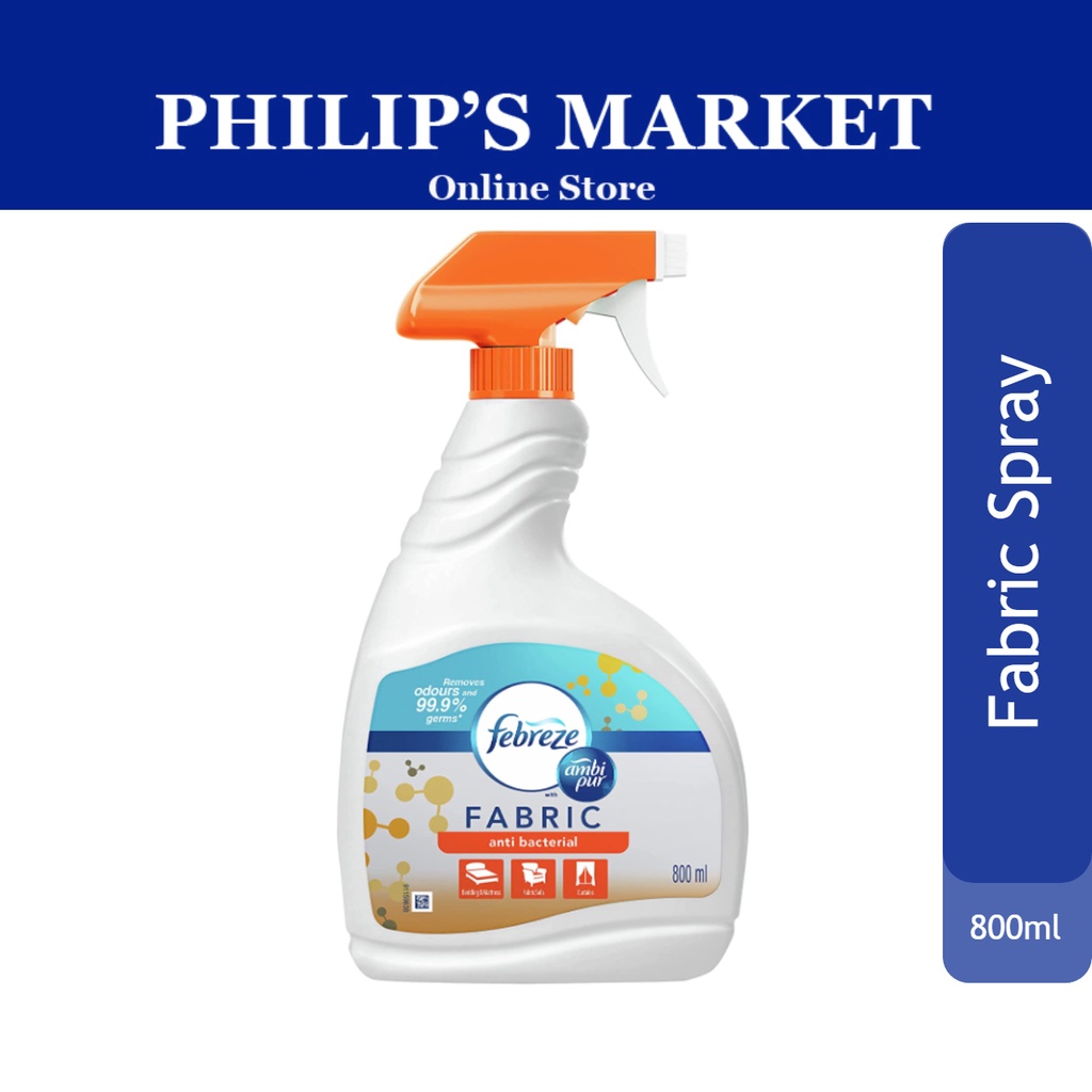Febreze AntiBacterial Fabric Refresher Spray 800ml Shopee Singapore