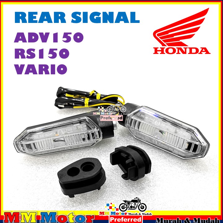 Honda Rear Led Rear Windker Assy Adv150 Rs150 Vario 150 Motorcycle Lights Shopee Singapore