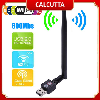 ♛♛♛Wireless 600Mbps USB WiFi Router Adapter PC Network LAN Card Dongle with Antenna