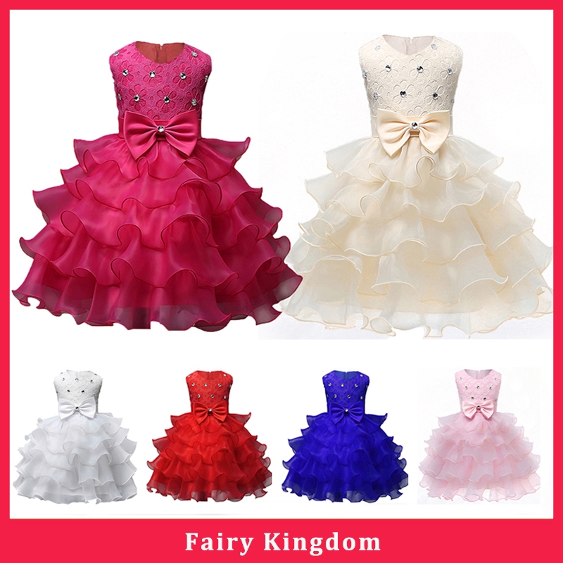 girls red sequin dress