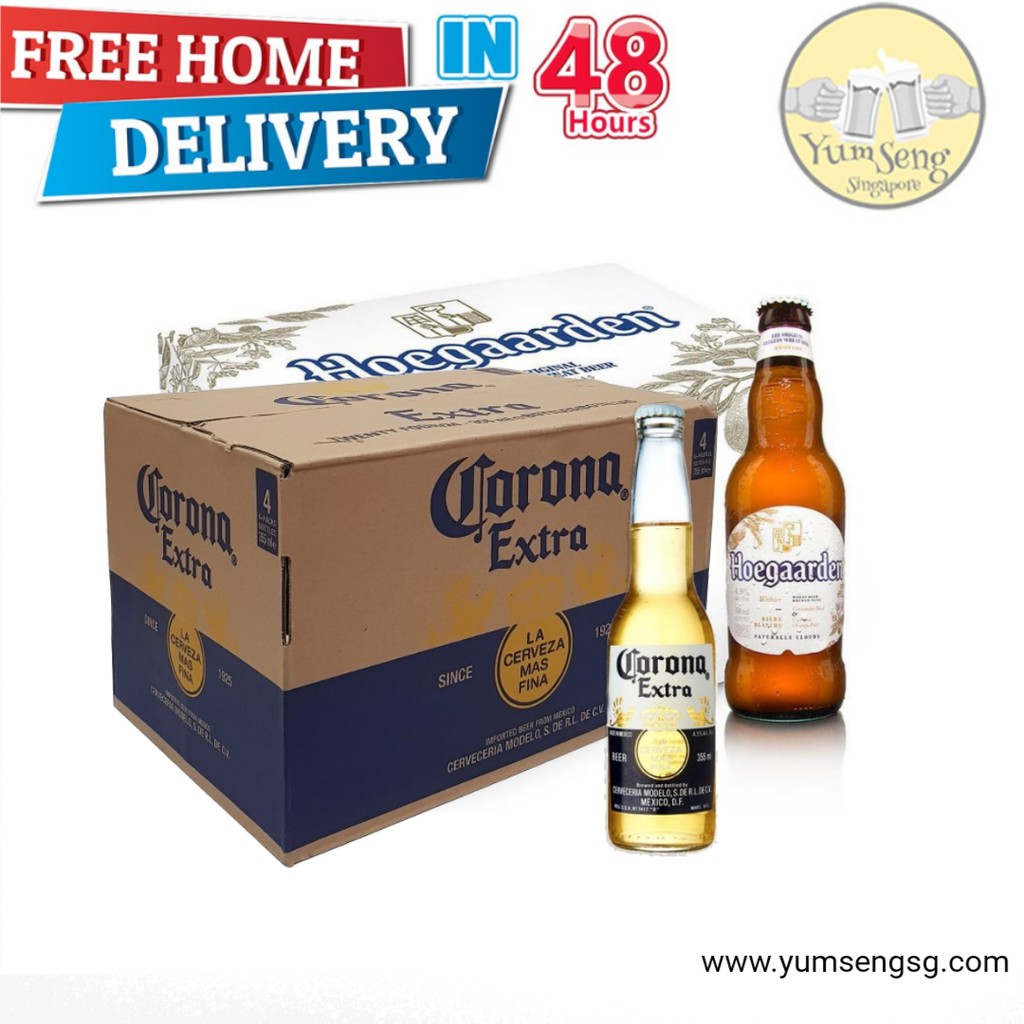 Corona Extra + Hoegaarden White Wheat Beer | Shopee Singapore