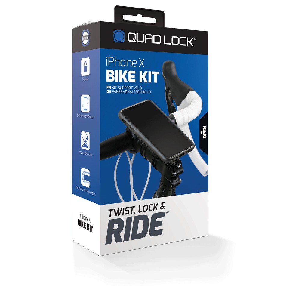 quad lock iphone bike kit