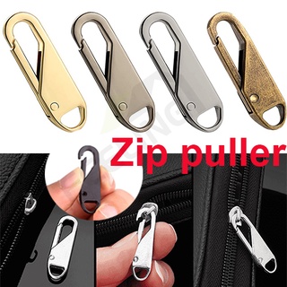 FEELING💠Fashion Zipper Pull Puller,Tag Removable Bag Clothes Metal Zippers Slider,DIY Sewing Craft Kits Replacement Clip Buckle Fixer Zip Buckles