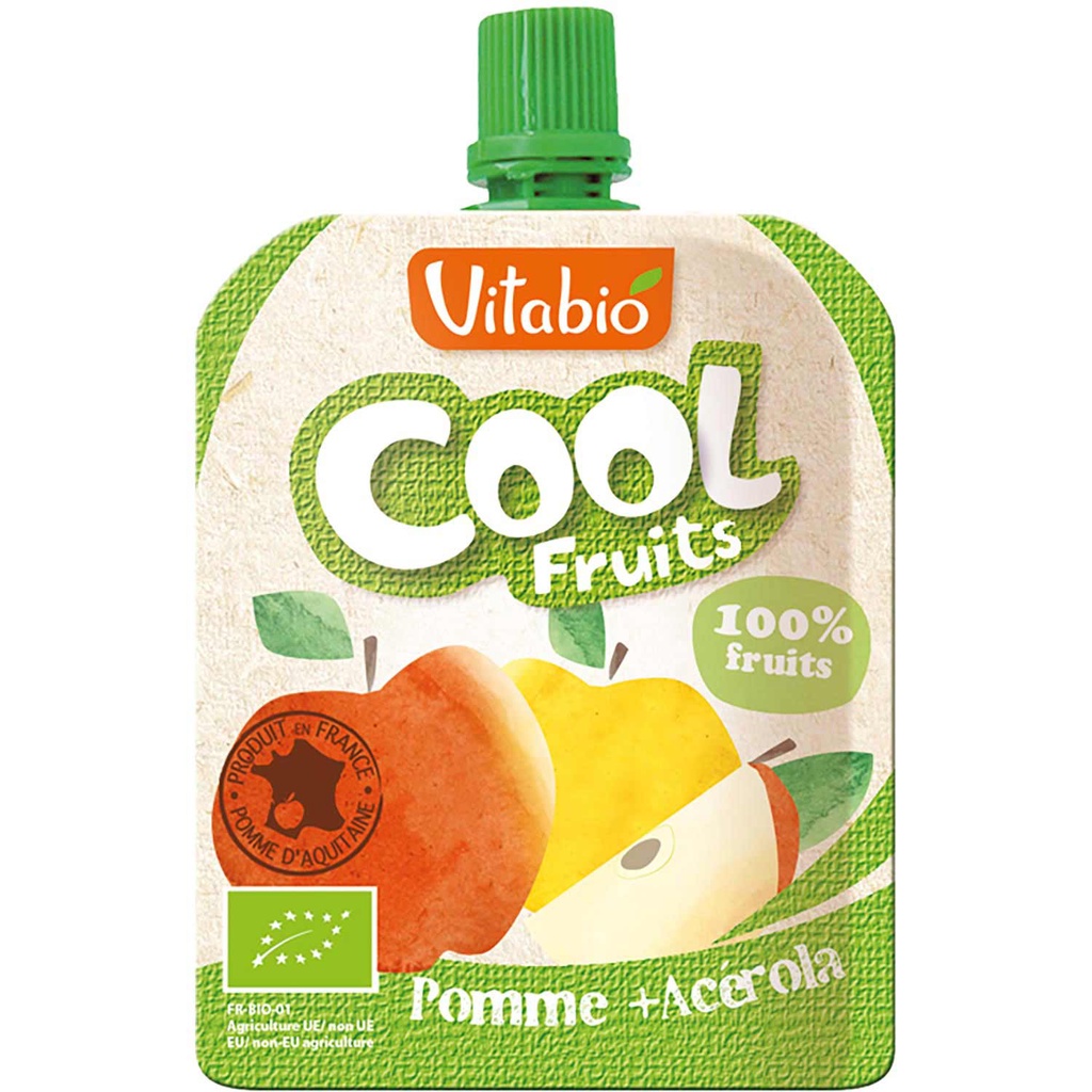 Vitabio Cool Fruits Apple Organic Smoothie 90g Shopee Singapore