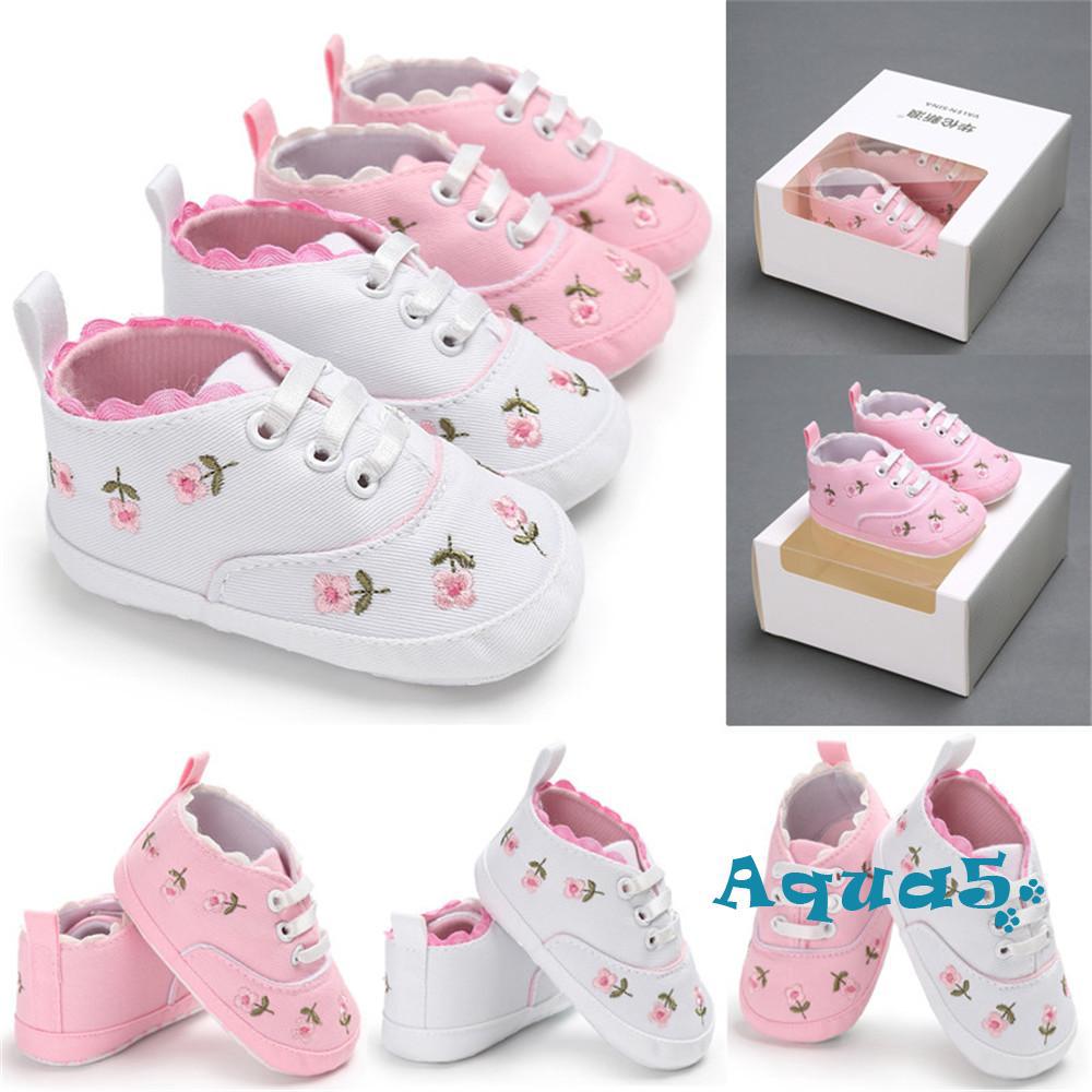 dFlower Baby Infant Kid Girl Soft Sole Crib Toddler Summer Princess Sneaker #0