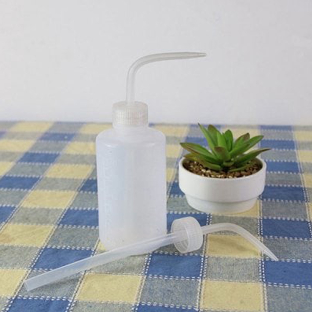 250/ 500ml Curved Mouth Diffuser Soap Wash Squirt Squeeze Bottle For Lab White