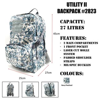 Saf Army Falcon Utility Backpack Shopee Singapore