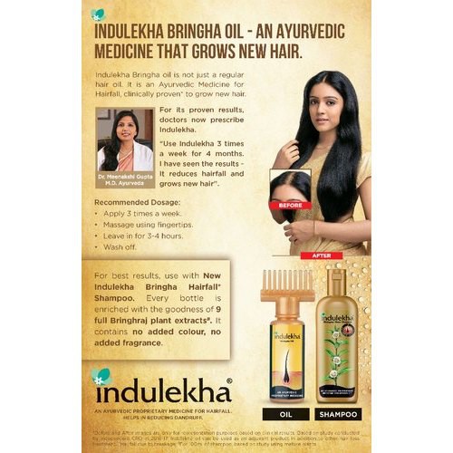 Indulekha Bringha Hair Oil Selfie Bottle 100ml Home Remedy For Hair Fall Shopee Singapore