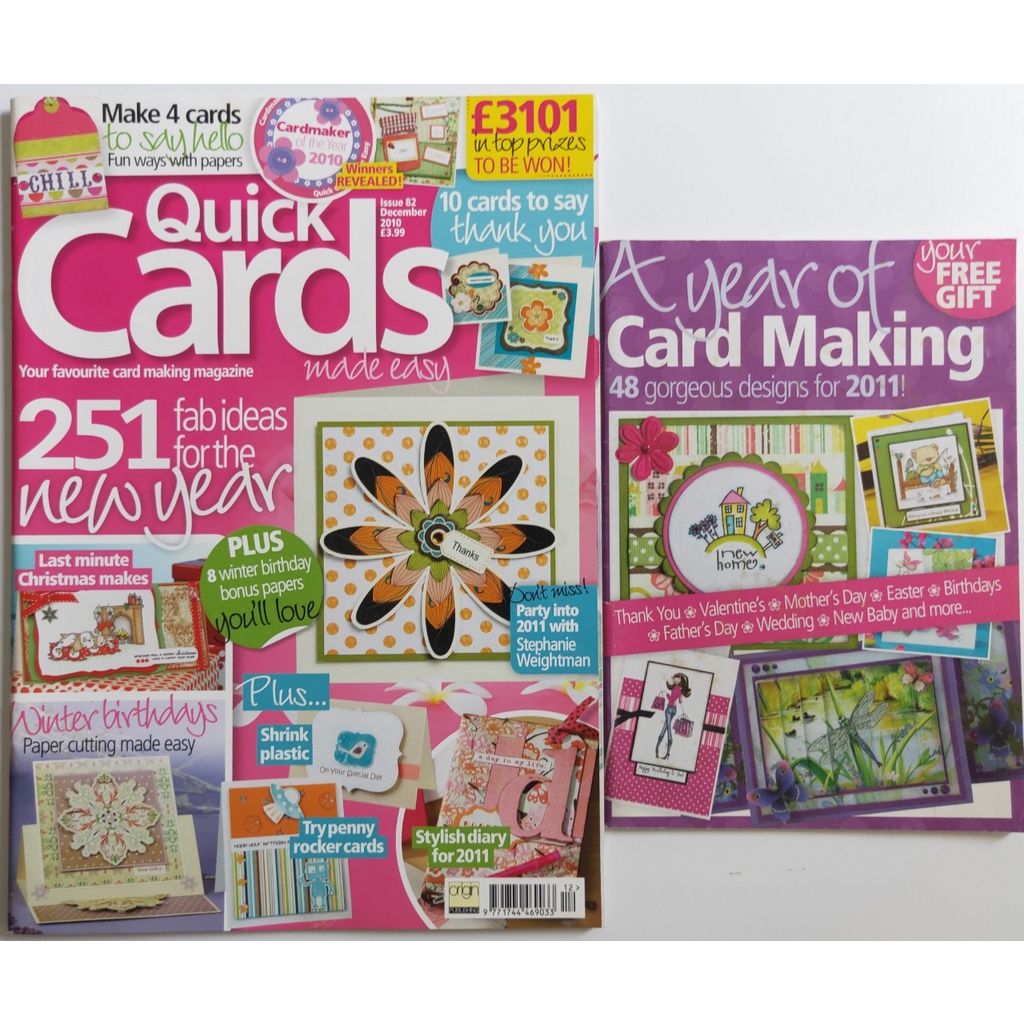 [USED] [QC 082] [With Free Booklet] Quick Cards Made Easy UK
