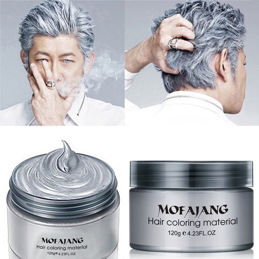 Temporary Colour Hair Wax Japan Silver Ash Color Shopee Singapore