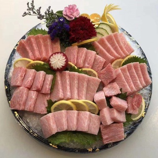 Sushi Japanese Fruit Fresh Salmon Disposable Take out Take Away Printing Large, Medium and Small Platter Disc with Lid/Sushi Packing Box / Yee Sang Tray / Disposable Food Container #3