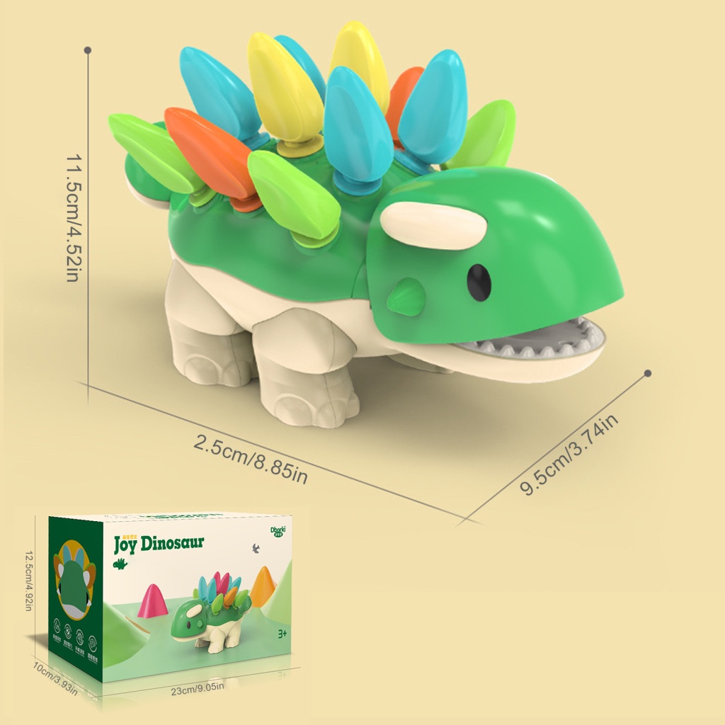 [jingad] Spike SensoryToys The Ankylosaurus Early Learning Durable Kid ...