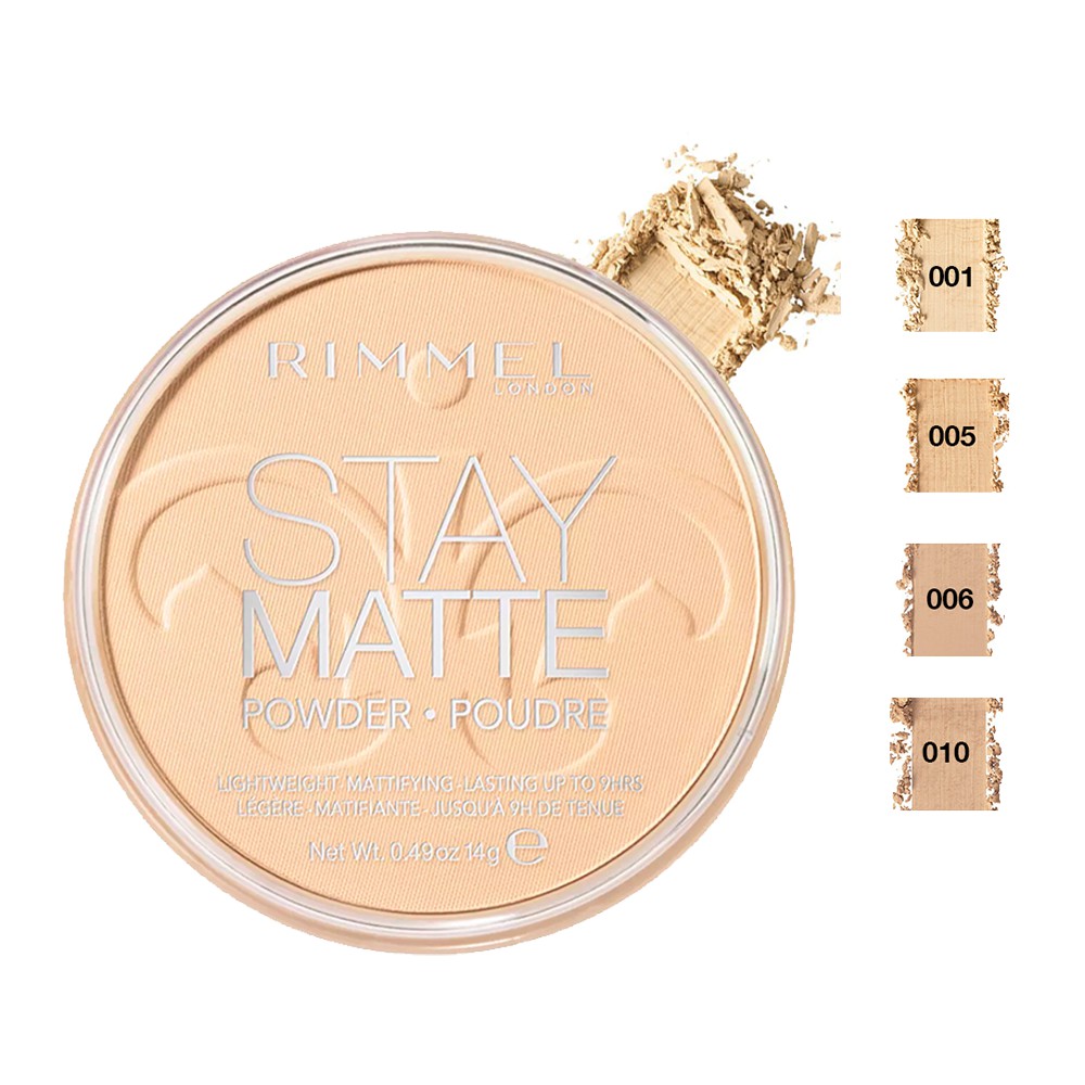 Rimmel London Stay Matte Pressed Powder (shade 006- Expiry July 2022 