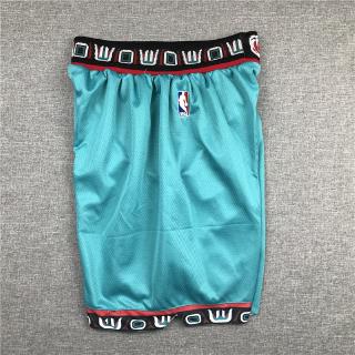  Celana  Pendek  Desain Nba Grizzly Retro Motif Bordir Warna  