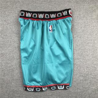  Celana  Pendek Desain  Nba Grizzly Retro Motif Bordir Warna 