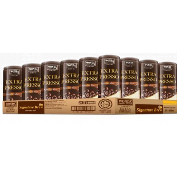 Shop Malaysia Wonda Coffee Tin 240ml X 24 Shopee Singapore