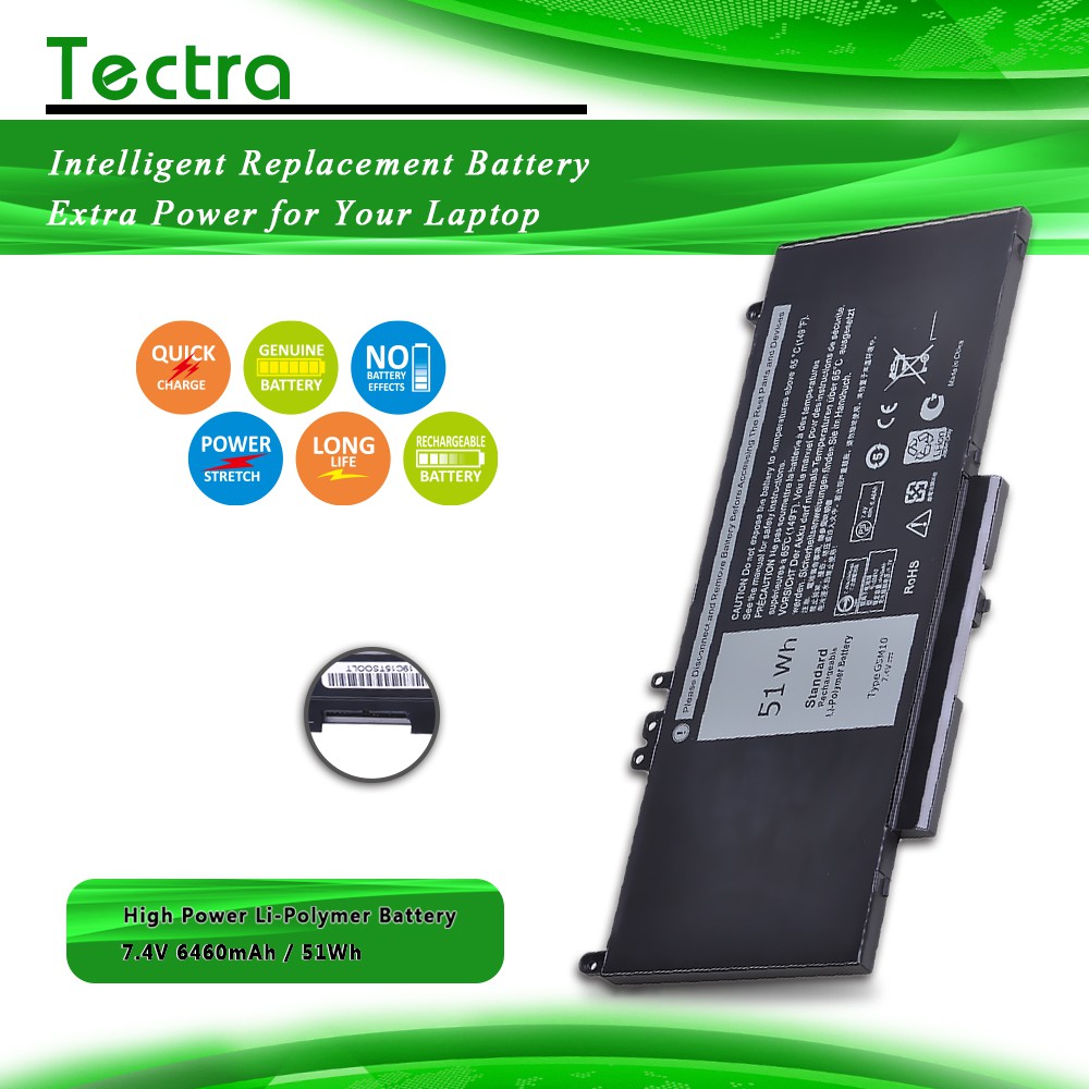 In Stock G5m10 Laptop Battery 4 Cells 7 4v 51wh For Dell Latitude E5450 E5550 Notebook 15 6 G5m10 8v5gx R9xm9 Wyjc2 Shopee Singapore