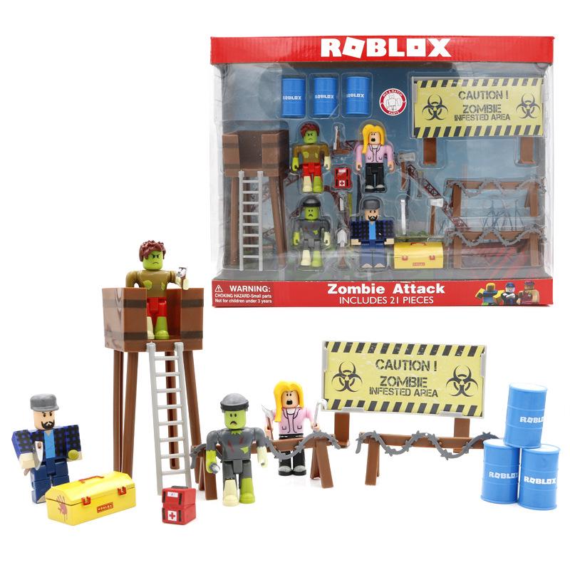 Roblox Zombie Characters Toy Roblox Doll Profession Worker - roblox zombie banana