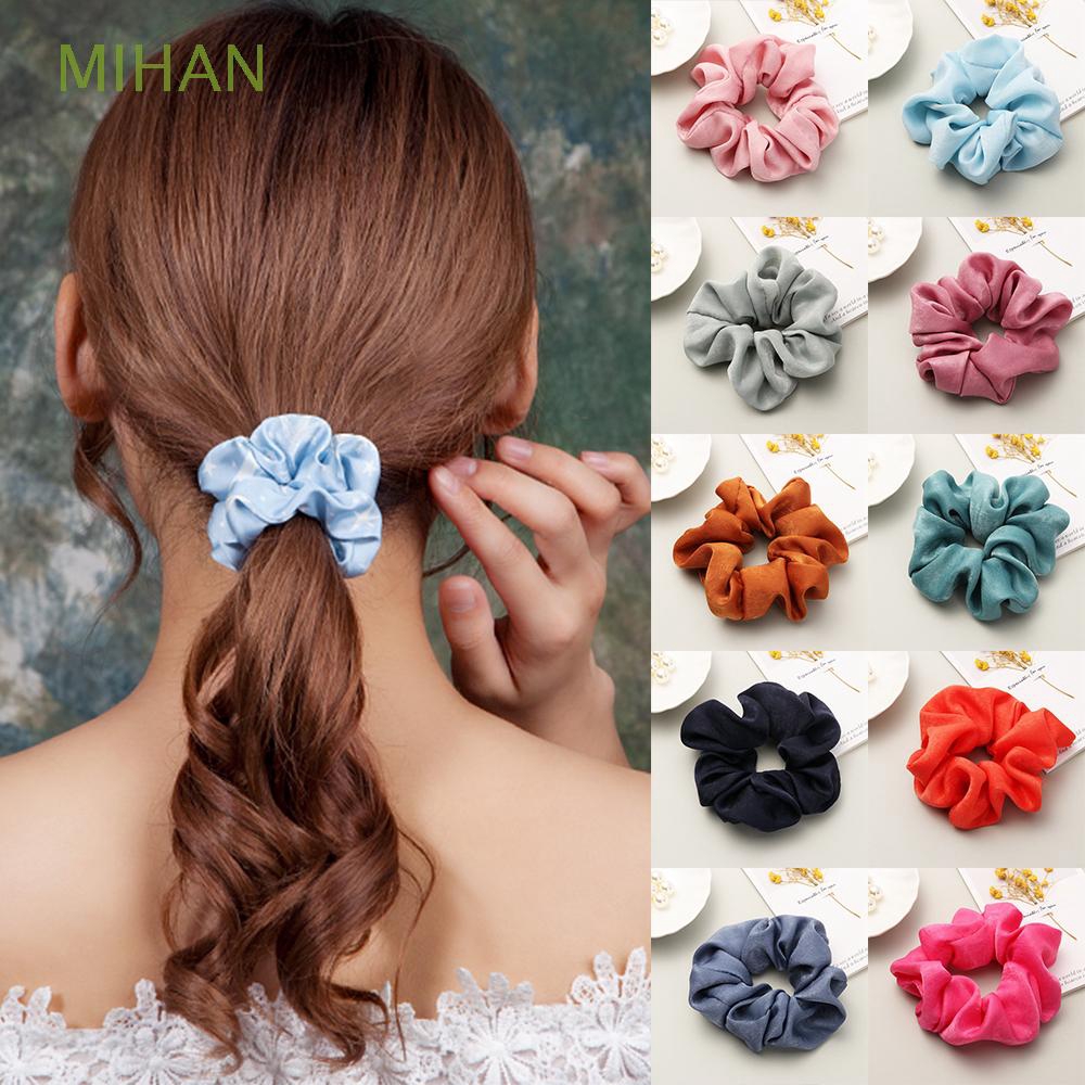 Hair Accessories Headwear Ponytail Holder Hair Tie Bands Satin