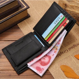 Men Wallet Short Genuine Leather Wallet Mens Coin Purse Bag Cuzdan Wallet Card Money Purse Wallet #6