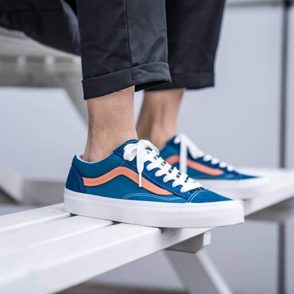 vans style 36 blue