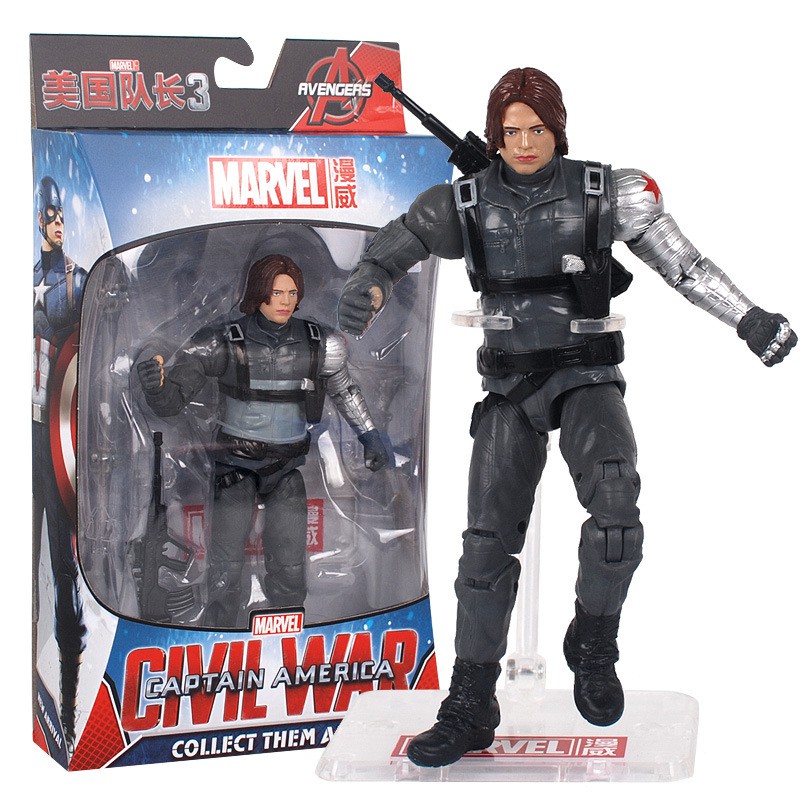 Original Marvel The Avenger 18cm Winter Soldier Action Figure Toys