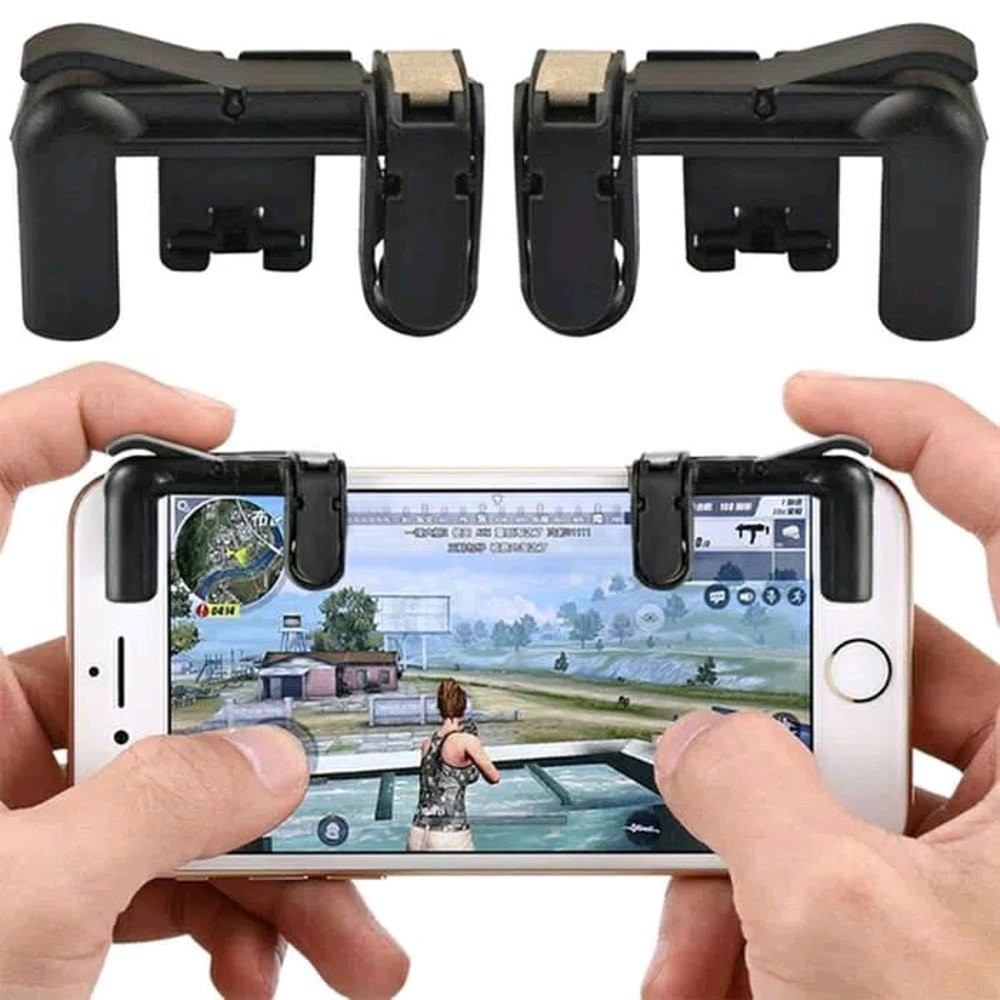 Mobile Game Console L1r1 Joystick Analog Smartphone Gaming Controller Android And Ios Shopee Singapore
