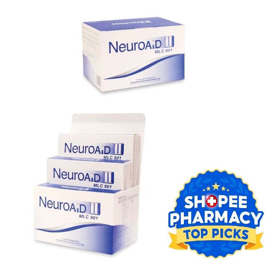 Neuroaid Ii Clinically Proven To Improve Neurological Cognitive Motor Functions Shopee Singapore