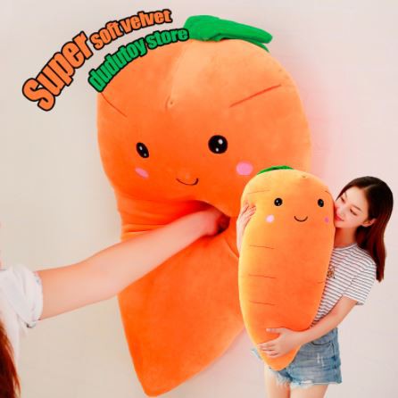 stuffed carrot toy