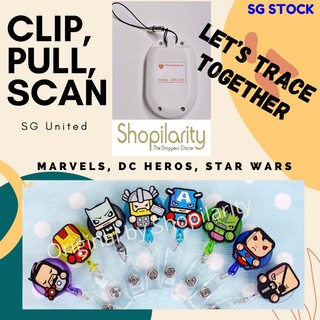 Image of [SG READY STOCK] Retractable Marvels / Comic Heros Keychain