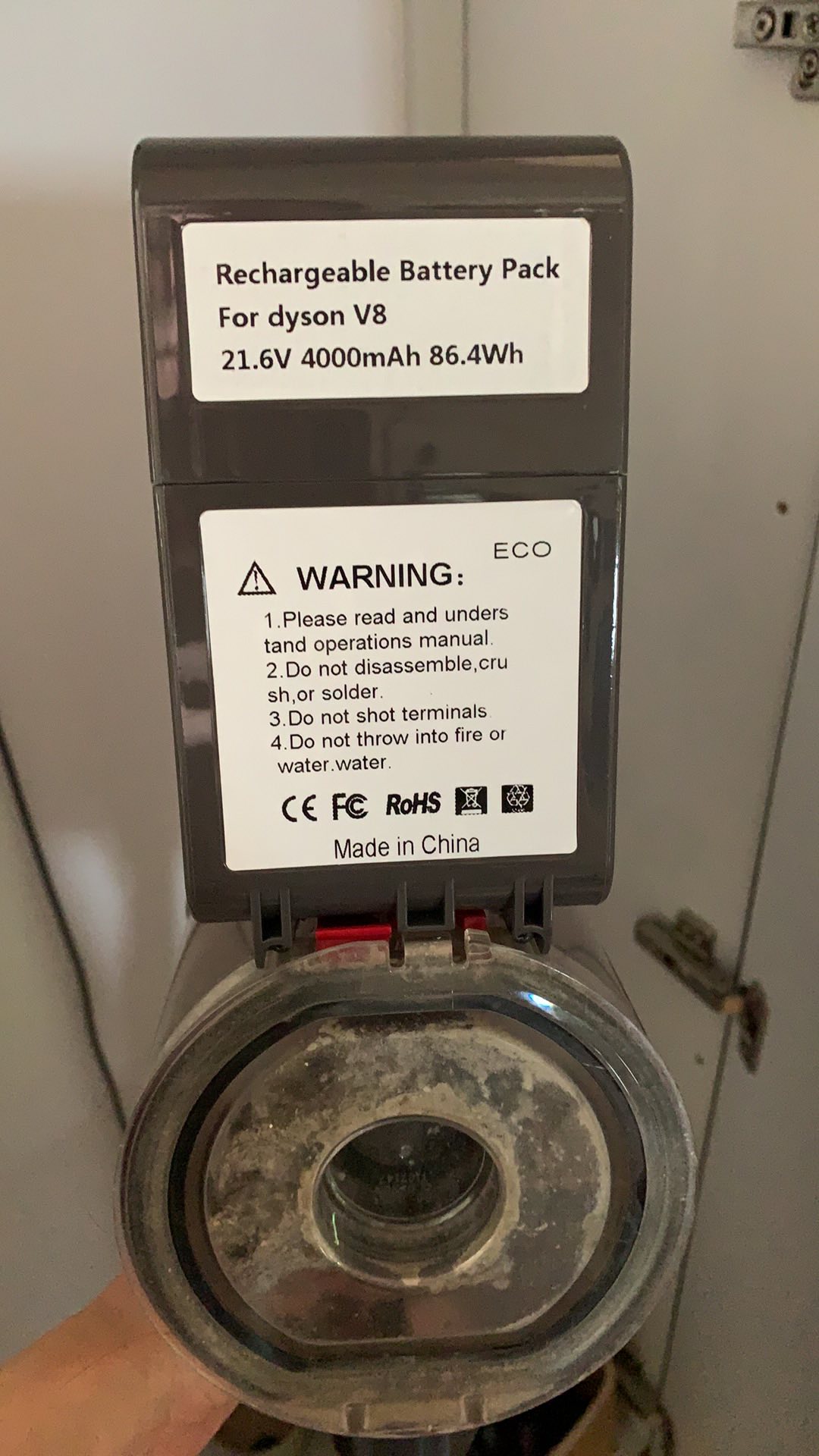 Vacuum Battery Replacement For Dyson V8 Absolute V8 Animal Cord Free Handheld Vacuum Shopee Singapore