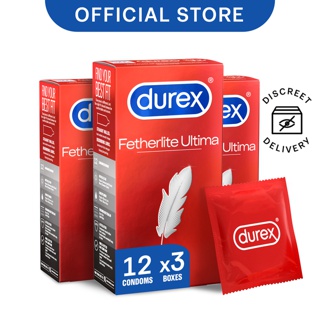 Image of [Bundle of 3] Durex Fetherlite Ultima Condoms (ultra thin) x12