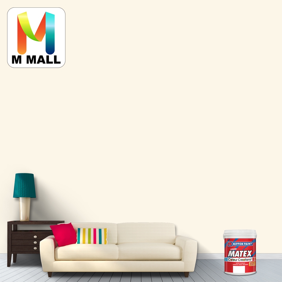 1 Litre 1L Nippon Paint Interior Super Matex Whispering White NP OW