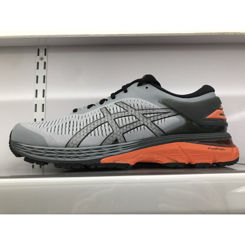 asics gel kayano 25 grey orange