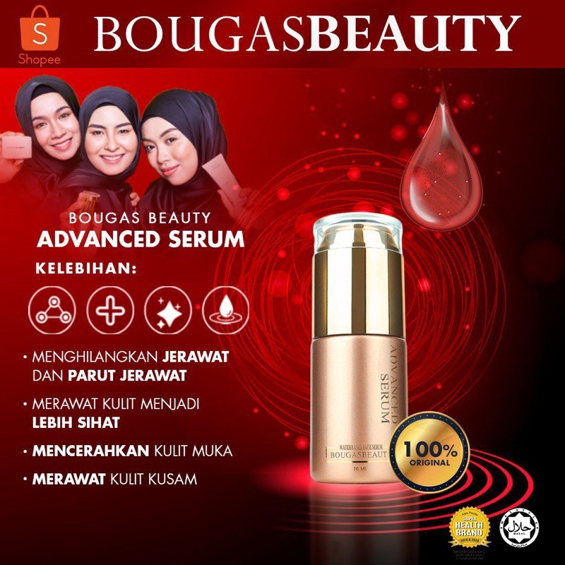 Ready Stock Bougas Serum Bougas Beauty Advanced Serum 20ml Shopee Malaysia