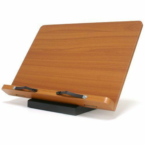 Wiztem Jasmine Book Stand Portable Wooden Reading Holder Desk