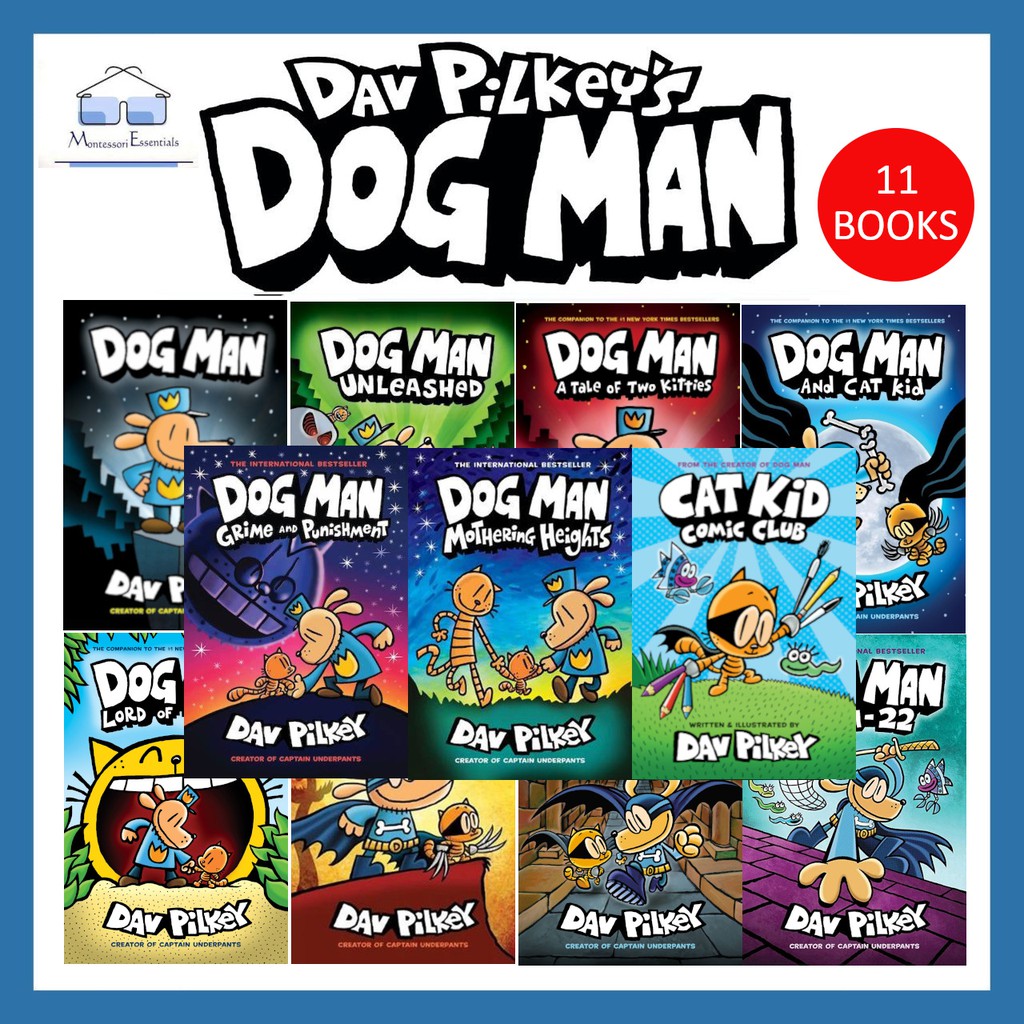 Dog Man Books Collection Box Set by Dav Pilkey [Hardcover, Children's