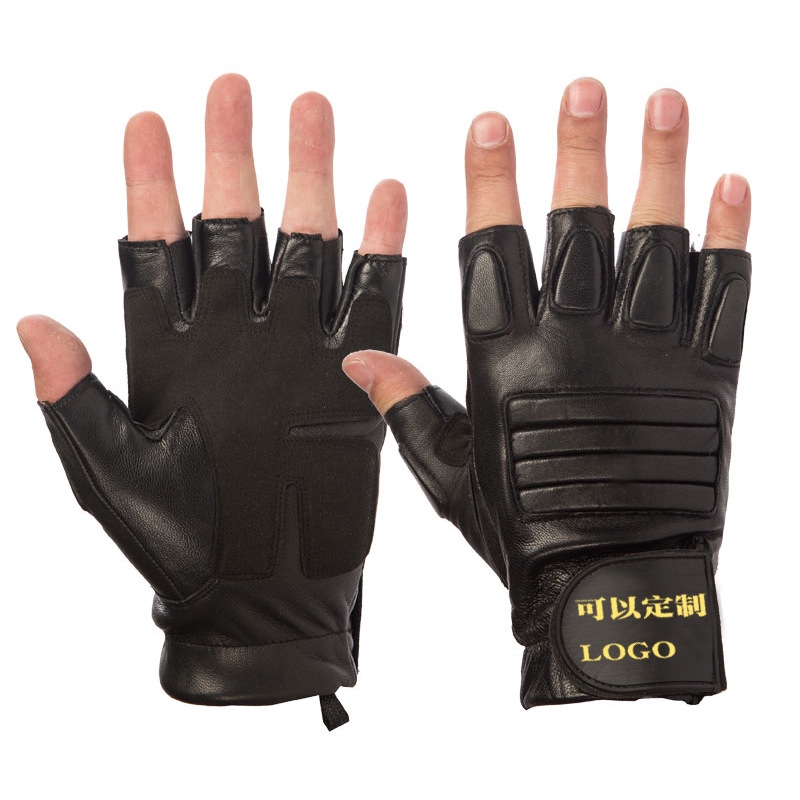 leather gloves without fingers