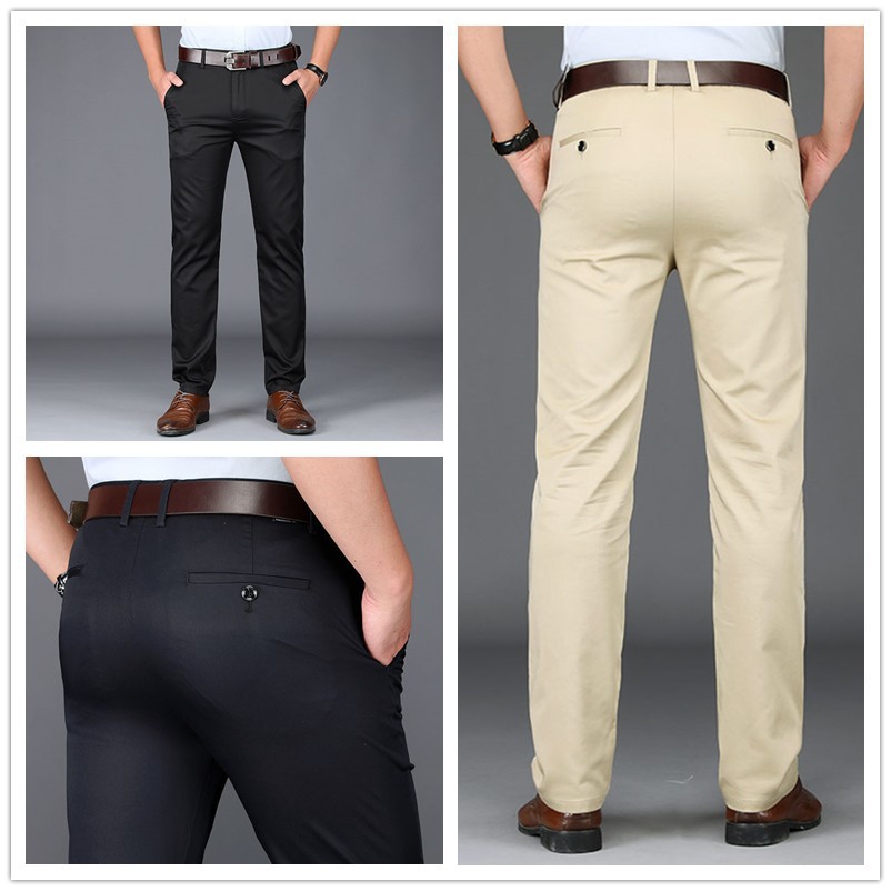 black khaki pants mens