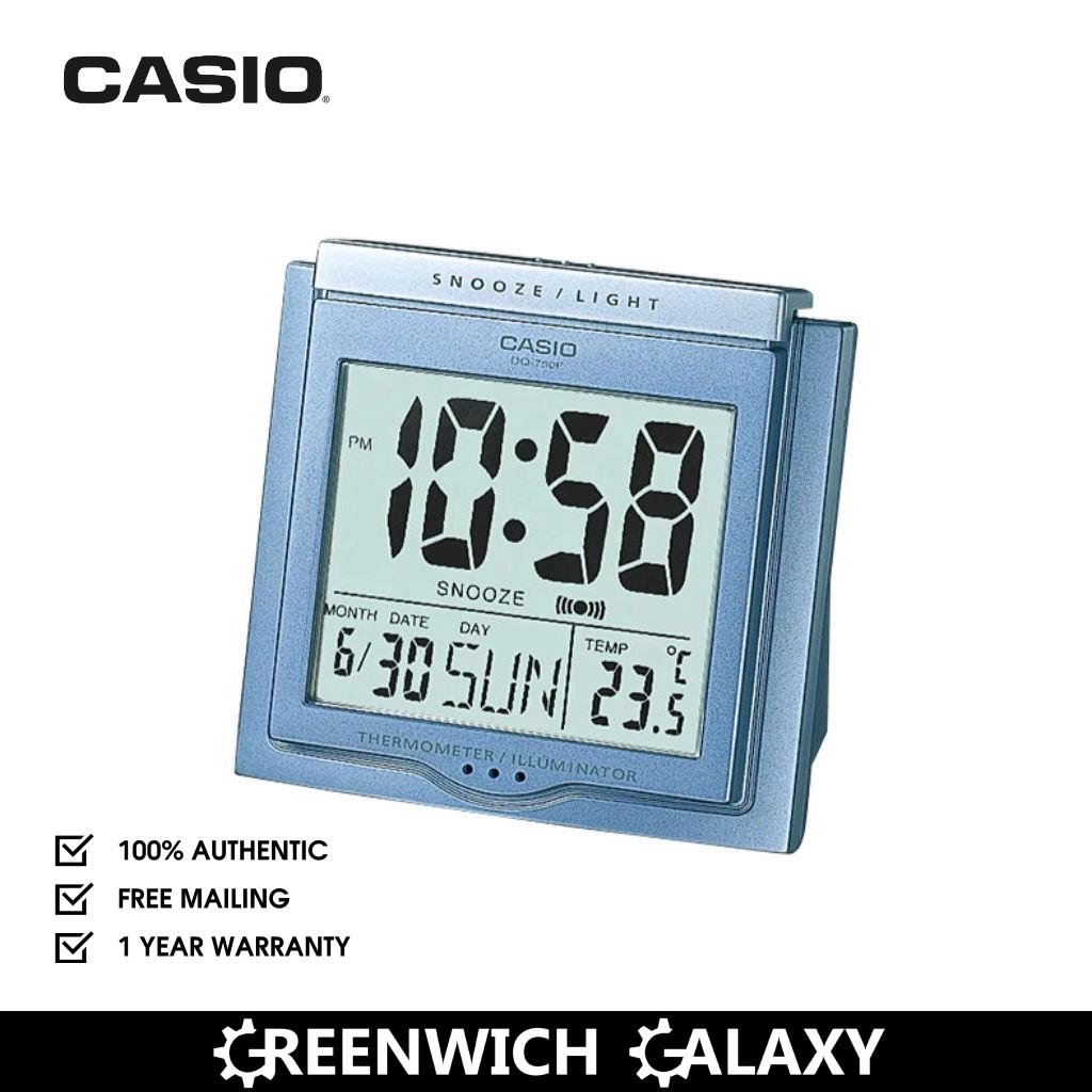 Uhren & Schmuck Thermometer Snooze Calendar DQ750 Black Casio DQ750F