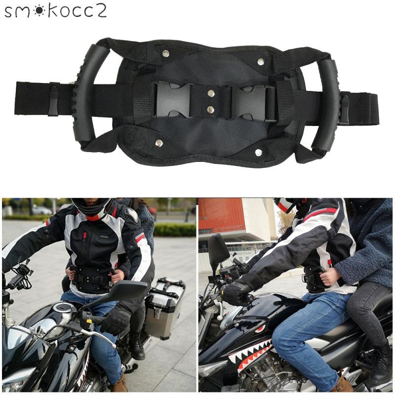 motorcycle passenger strap