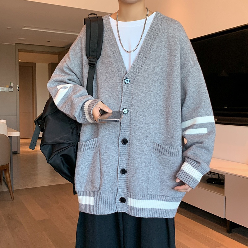 クリアランス セール Crepuscule / border V-neck Cardigan - カーディガン