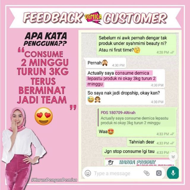 4 Free Gifts Demica By Syahmimi Beauty Demica Metabolism Booster Shopee Singapore