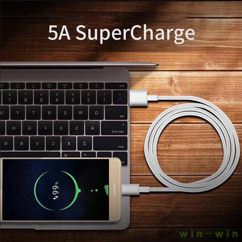 5A Fast Charging Type C USB-C Sync Charger Cable For Android Huawei Data Cable  1M  2M Fast charge Cables