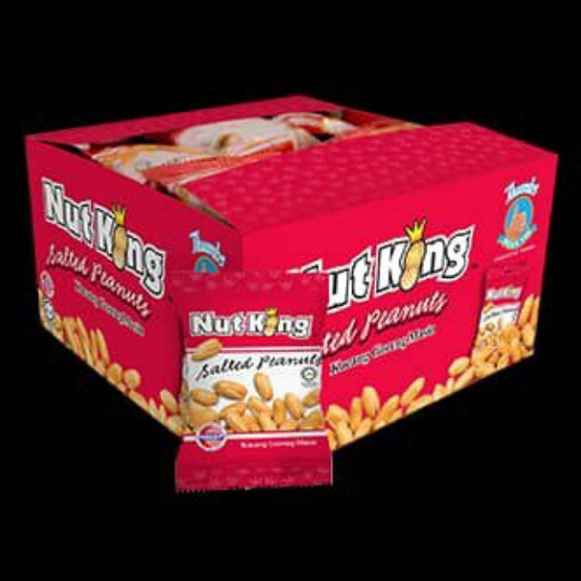 12g X 36packs Ngan Yin Nut King Salted Peanuts Coated Peanuts Hand Stamp Omyfood Shopee Singapore