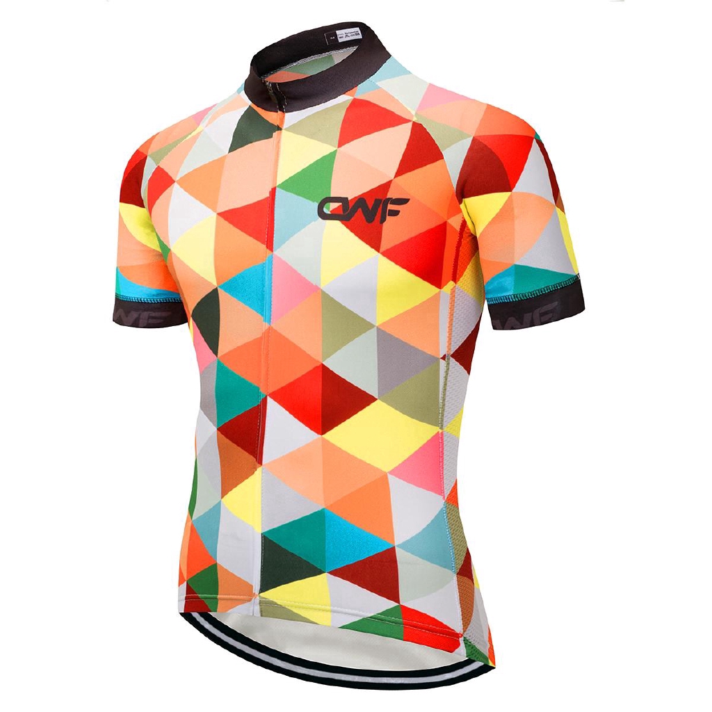 orange mountain bike jersey