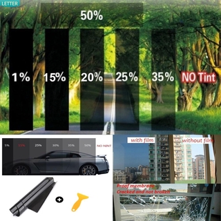 600*50cm Sunshade Film Glass Sticker 15% 20% 25% 35% 50%VLT  Car Window Tint 