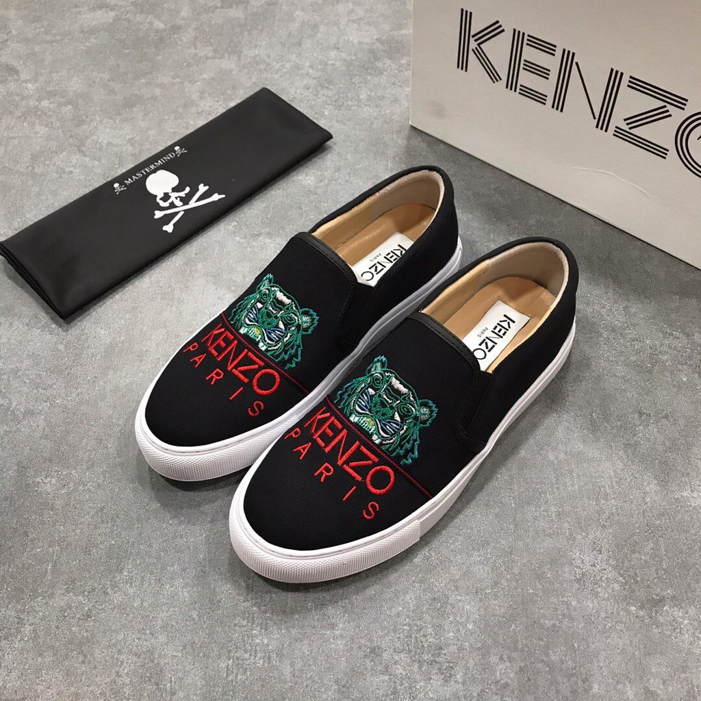 kenzo mens slip on shoes