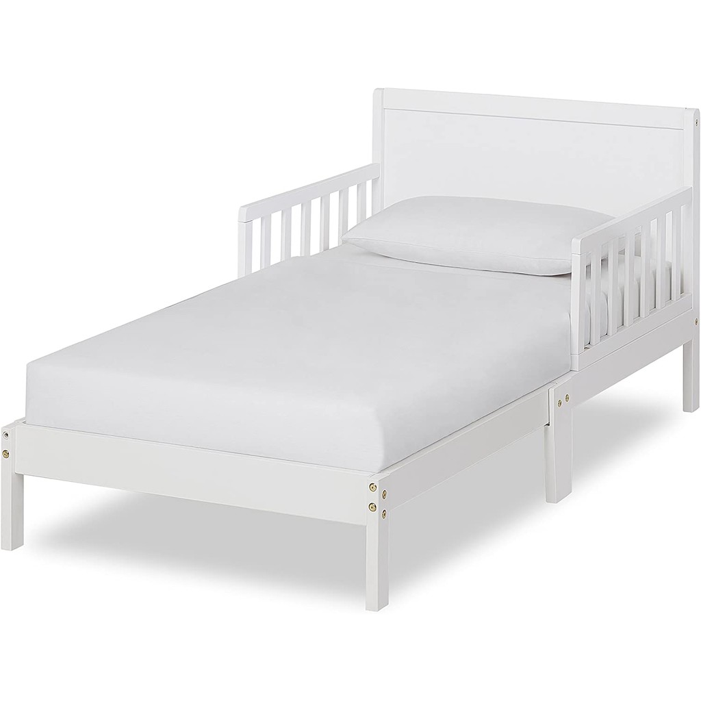 Dream On Me Brookside Toddler Bed Frame In White Greenguard Gold Certified No Mattress Included Shopee Singapore